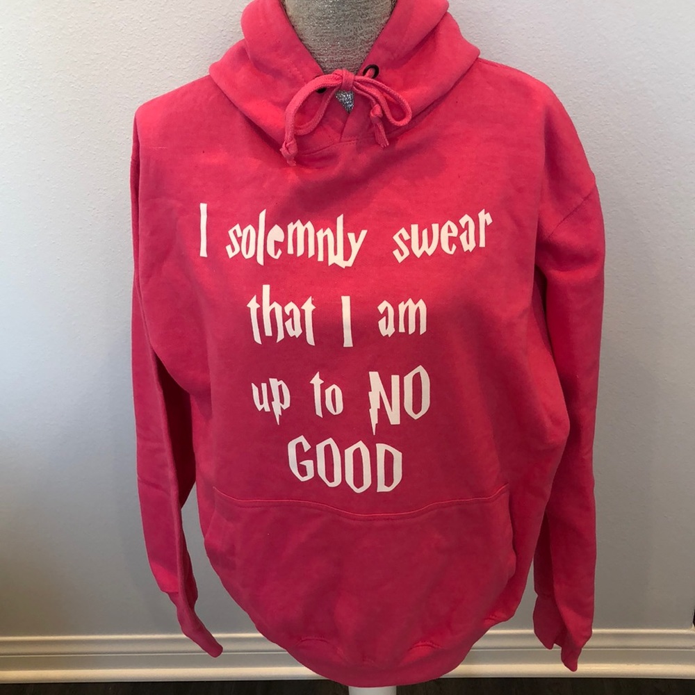 Easy Surf Co. Pink graphic hooded sweatshirt